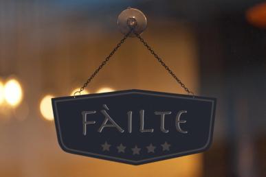 Failte sign